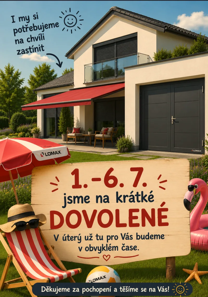 I my si potřebujeme na chvíli zastínit – 1. – 6. 7. jsme na krátké dovolené, v úterý už tu pro Vás budeme v obvyklém čase. Děkujeme za pochopení a těšíme se na Vás!